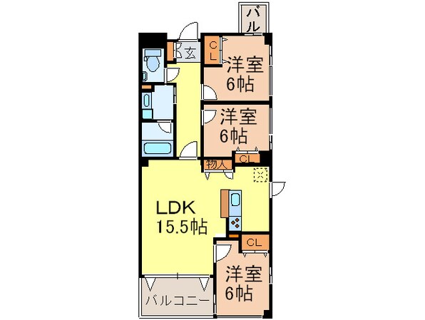 Ｃｏｍｏｄｏ覚王山の物件間取画像